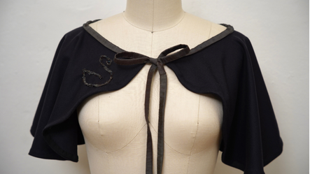 Spider Silk and Wool Cape