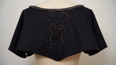 Spider Silk and Wool Cape